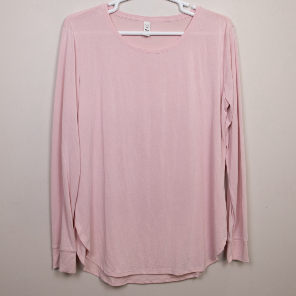 Zyia Active pink long sleeve shirt-XXXL